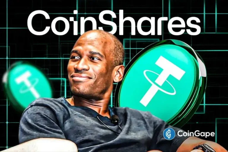 CoinShares Fires Back at Arthur Hayes, Dismisses Fears Over Tether Solvency